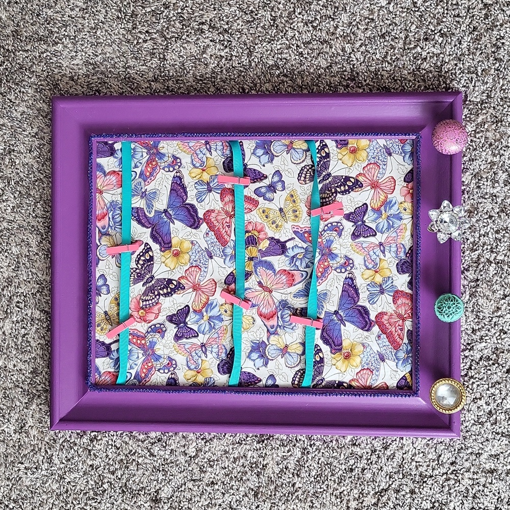 --Custom made picture holder, jewelry holder